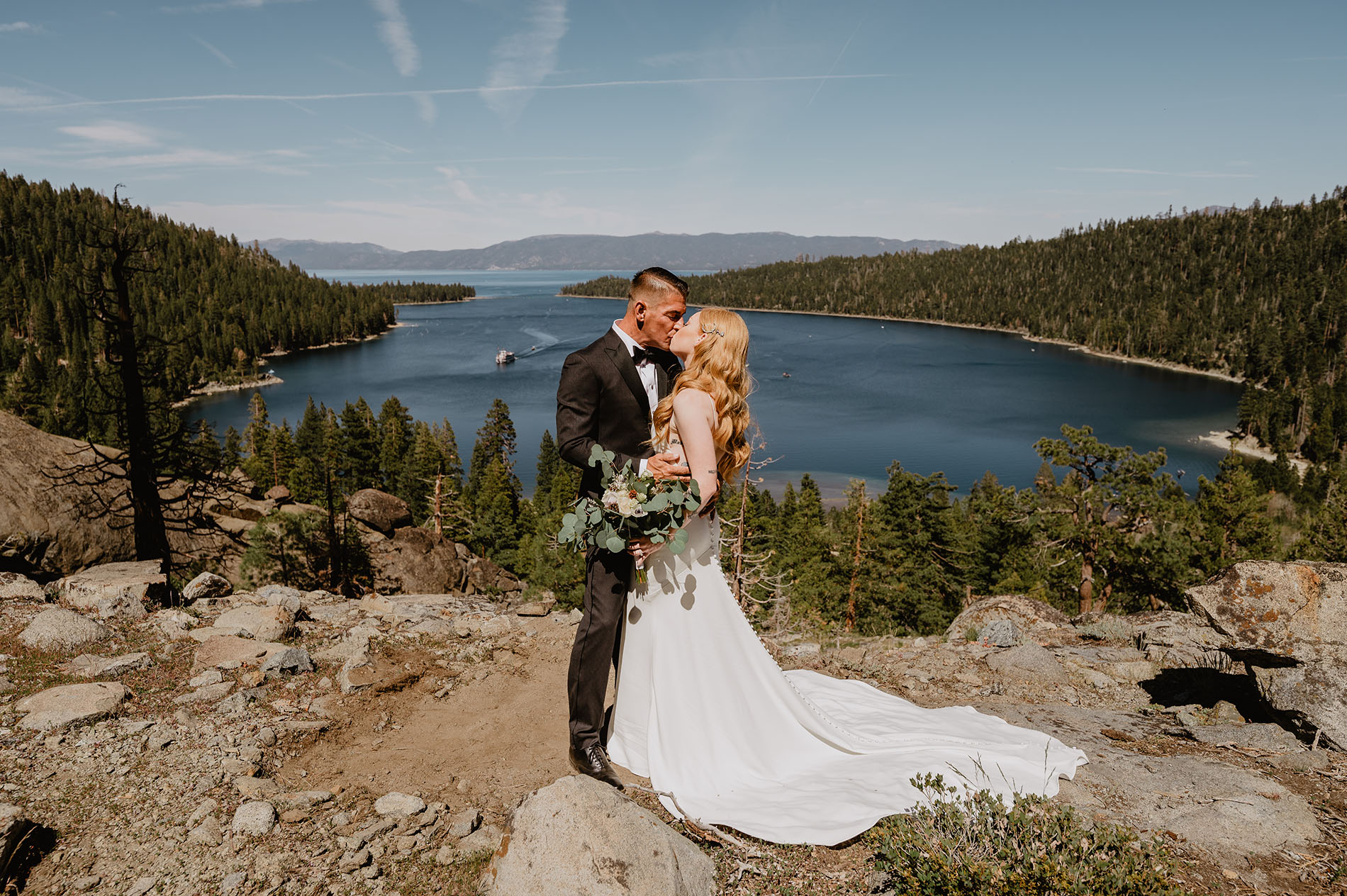 Couple at Emerald Bay, Lake Tahoe
