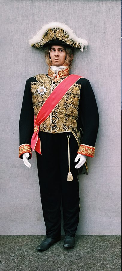 Blake in traditional dress